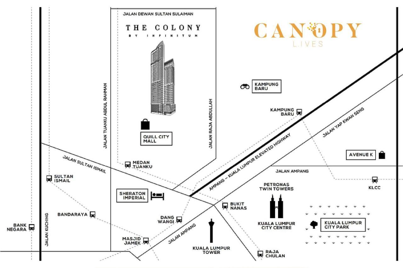 Ferienwohnung The Luxe & The Colony, Klcc Kuala Lumpur Exterior foto